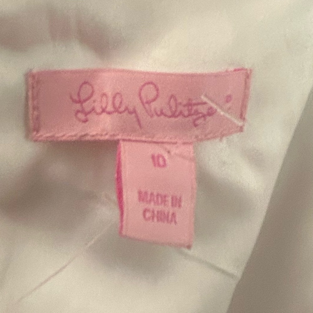 50%off w❤️NWT Lilly Pulitzer Daena Fiesta Pink Nylon Sleeveless Dress 10 $278 - Picture 10 of 16